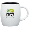 14 Oz. Joe Mug With Matte White Outside/ Glossy Black Interior